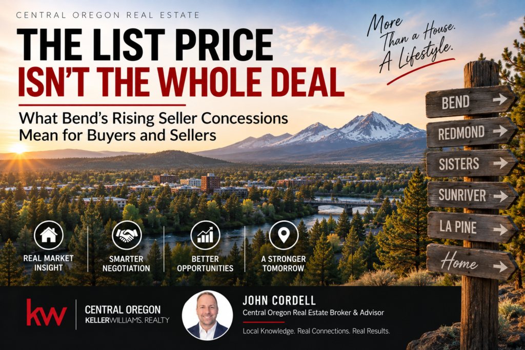 Bend Oregon Real Estate: Why Seller Concessions Matter in Today's Market