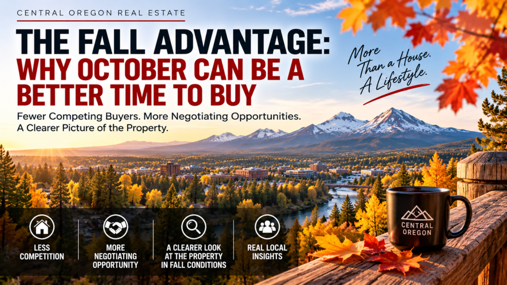 Buying a Home in Central Oregon This Fall? Why October Can Create Negotiating Opportunities the fall advantage central oregon living